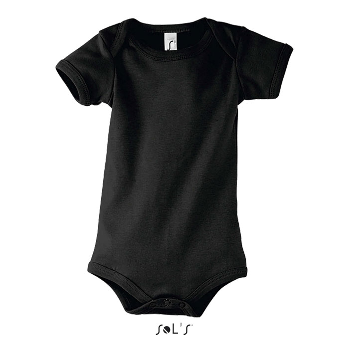Body pour bébé à personnaliser BAMBINO Noir 1